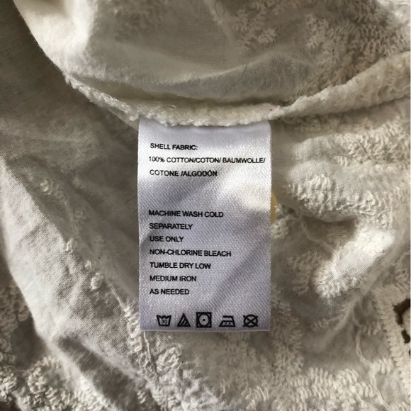 Anthropologie Isabella Sinclair Brimfield Lace Long Sleeve Top Size S - Picture 11 of 15